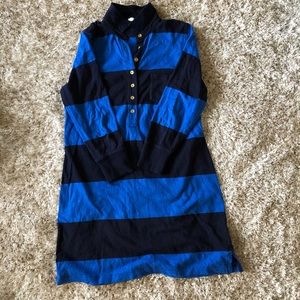 J Crew Rugby Dress - Navy and Blue - Size Large